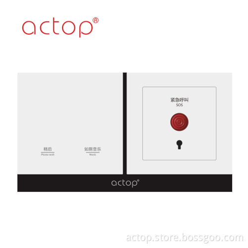Hotel wall switch tempered glass touch switch